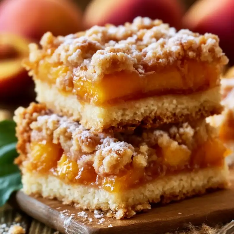 Delicious Peach Pie Bars Recipe: Easy to Make