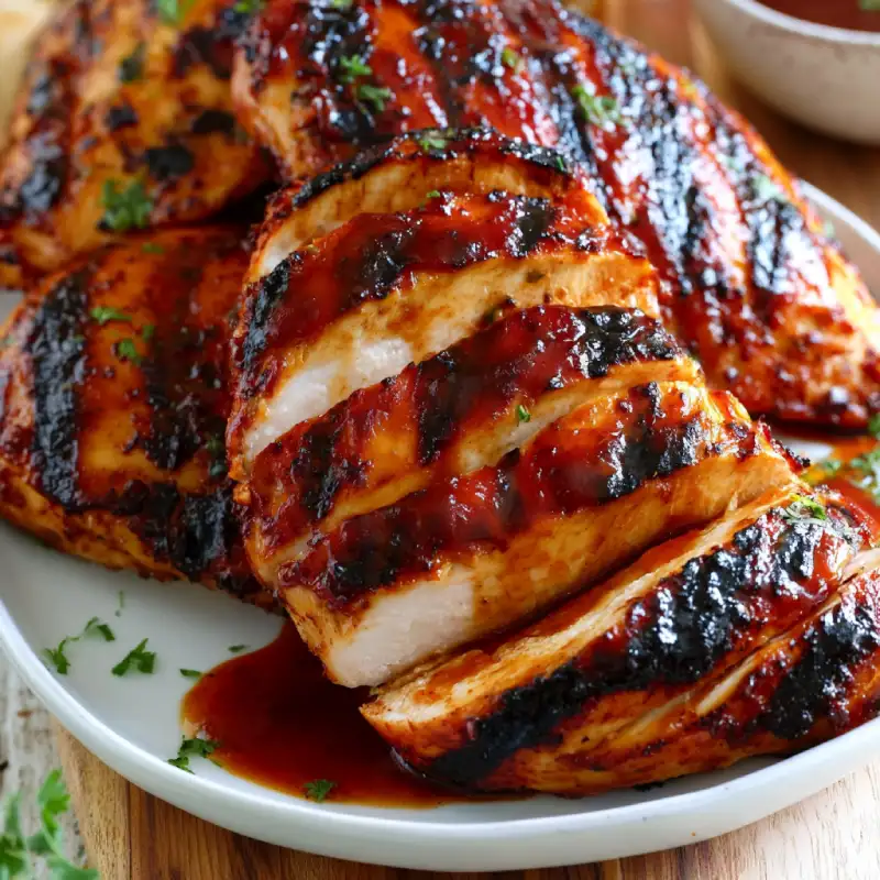 Juicy Grilled BBQ Chicken