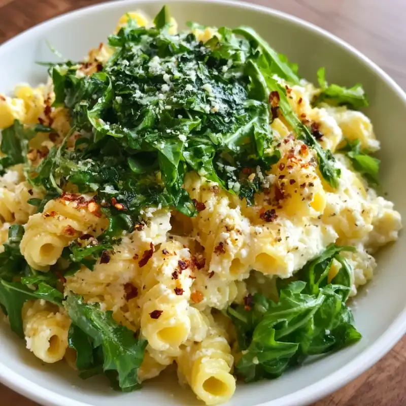 Lemon Ricotta Pasta With Arugula: Easy Recipe