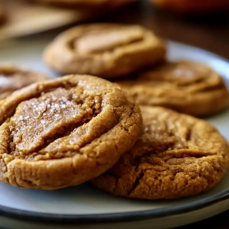 Delicious Chewy Pumpkin Spice Cookies with Brown Butter Recipe