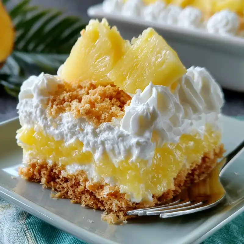 No-Bake Pineapple Cream Dessert: Easy Recipe Guide